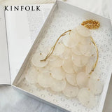 Weiyinxing shell bags for women luxury evening sequins handbags lady mini chain shoulder bag designer girl pearl pendant crossbody bag