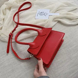 Weiyinxing Small Square bag 2023 Fashion New Quality PU Leather Women's Handbag Crocodile pattern Chain Shoulder Messenger Bags