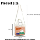 Weiyinxing Ladies Canvas shoulder Diagonal Bags small Square Bag Korean original design Mobile Phone Package Totes Shopping Handbags