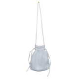 Weiyinxing New Mesh Hollow Out Package Messenger Bags Korean Version of Canvas Totes Shoulder Bucket Shopping Bag