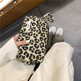 Weiyinxing Design Female Purses Organizer Leopard&Zebra Canvas Make up Bag Zipper Pouch Wristlet Wallet Bags for Women Gift