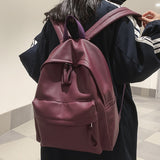 weiyinxing Fashion Women Backpack High Quality Female Soft PU Leather School Bag For Teenage Girls Boys Travel Double Shoulder Bags