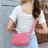 Weiyinxing Women Nylon Shoulder Bags Crossbody Bag Ladies Top-handle Bolsa Feminina Satchel Handbag Pouch Tote Pocket