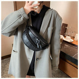 Weiyinxing Women's Fanny Pack 2023 Retro New Waist Bag Thick Chain Shoulder Crossbody Chest Bag Lady Belt Bag Designer Brand Handbag