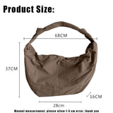 Weiyinxing New Big Shoulder Bag Nylon Cotton Handbag Woman Casual Tote Diagonal Bags Simplicity Vintage Ladies Fashion Shopping Pack