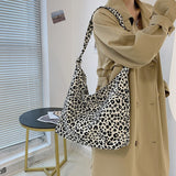 Weiyinxing Bags Totes Luxury Designer Handbags For Women Shopping Canvas Ladies Fashion Casual Leopard Shoulder Shopper Women's Bag