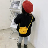 Weiyinxing Cute Children's Crossbody Bags Soft Plush Cat Kindergarten Girls Shoulder Bag Lovely Baby Kids Mini Coin Purse Handbags