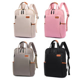 Weiyinxing Business Woman Backpack Fashion Oxford College Student School Backpacks 13 14 Inch Laptop Bag Travel Rucksack Mochila