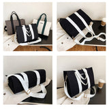 Weiyinxing Women Canvas Travel Shoulder Top-handle Bag Casual Crossbody Bags Shopper Outdoor Handbag Travel School Retro Tote Zipper Tote