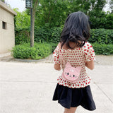 Weiyinxing Cute Cat Children's Mini Shoulder Bags Baby Girls Fashion Accessory Coin Purse Handbags Boys Kids Small Crossbody Bag