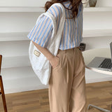 Weiyinxing Retro Literature Embroidery Embroidered Shoulder Handbag Student Class Large-capacity Casual Ladies Shopping Bag Open
