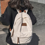 Weiyinxing Ladies Canvas School Backpack Trendy Cool Boy Girl Travel Student Bag Male Female College Backpack Men Women Laptop Bags