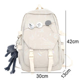 Weiyinxing Women Men Graffiti College Bag Cool Male Ladies Travel Backpack Girl Boy Laptop Student Bag Trendy Female Backpack Nylon