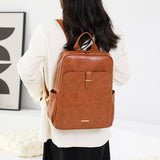 weiyinxing Large Capacity Pu Leather Women Backpack 2023 Luxury Designer Laptop Bag Backpacks for Teenage Girl Shoulder Bag Mochila