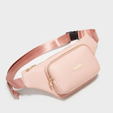Weiyinxing Waist Packs Women 2023 New Solid Color Chest Bag Multi-functional Girl Model Waist Bag PU Leather High-capacity Casual
