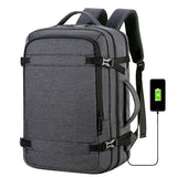 Weiyinxing Laptop Backpack Men Bag Waterproof Nylon Notebook For Multifunction Expandable USB Charging Men's Business Travel Backpack