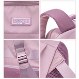 Weiyinxing School Backpack Korean Style For Girls Waterproof Nylon Fabric Travel Backpacks Children School Bag Teenagers Casual Bags