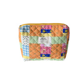 Weiyinxing Floral Makeup Bag Multifunctional Quilted Cosmetic Pouch Large Capacity Travel Toiletry Bags Female Zipper Beauty Case
