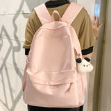 Weiyinxing Women Fashion Laptop Green Waterproof College Backpack Girl Nylon Kawaii School Bag Female Travel Book Bag Lady Teen Trendy