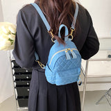 weiyinxing Denim Women Backpack Luxury Designer Backpacks Small School Bag for Girls Backpack Cute Shoulder Bags Mochila Feminina