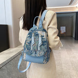 weiyinxing Designer 2023 Women Backpack Flower Pattern Female Fashion Shoulder Bags School Backpacks Bag for Teenage Girls Purses