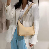 Weiyinxing New Simple PU Leather Crossbody Bags For Women Luxury Brand Handbags Lady Fashion Shoulder Messenger Bag Travel Armpit Bags 911