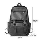 weiyinxing Women Large Capacity Backpack High Quality Leather Female School Bags for Teenage Girls Boys Travel Bagpack Men Bookbag Rucksack