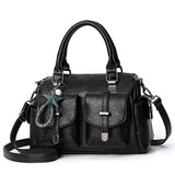 Weiyinxing women 2023 new fashion handbag Korean version soft leather large capacity middle-aged mother shoulder bag