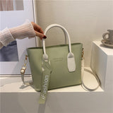 Weiyinxing Texture Lady's Handbag PU Leather Heldhold Square Bags 2023 New Fashion Summer Versatile Tote Bag Popular Crossbody Bag