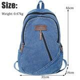 weiyinxing Canvas Travel Denim Book Bag Ladies Kawaii Backpack Women Leisure School Bag Girls Male Laptop College Backpack Fashion