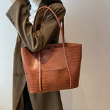 Weiyinxing Capacity PU Leather Shoulder Bag for Women 2023 Winter Fashion Trend Designer Bag Luxury Handbags Purses Casual Tote Bags