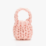 weiyinxing Thick Rope Woven Women Handbags Designer Crochet Small Tote Bag Luxury Knitted Hand Bags Trend Small Female Purses 2023