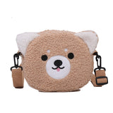 Weiyinxing Style Kawaii Bag Women Cartoon Plush Shoulder Bag For Women Crossbody Bag Small Phone&Purse Bag