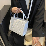 Weiyinxing Women Handbags Fashion Trendy Bags Ladies PU Leather Shoulder Handbag Female Crossbody Bag Casual Ladies Tote Designer Bag