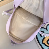 weiyinxing Fashion Waterproof High School Mochila Solid Bookbag for Boys Girls Lovers Schoolbag Bagpack Men Laptop Black Rucksack