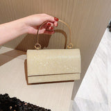 Weiyinxing Wedding Clutch Handbag for Women Girls Glitter Shoulder Bag Wedding Purses Dating Bag All-matching Evening Bag