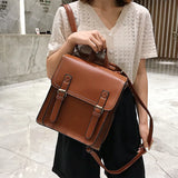 Weiyinxing Backpack Female Pu Leather Bag Women's Backpack Fashion School Bag for Girls High Quality Leisure Shoulder Bag Sac A Dos
