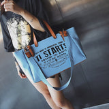 Weiyinxing Large Capacity Canvas Tote Bag For Women Luxury Designer Handbag Purse Ladies Crossbody Shoulder Bags Shopping Bucket Bag