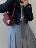 Weiyinxing Patent Leather Women's Underarm Bag Fashion Ladies Small Square Shoulder Messenger Bags Casual Female Purse Handbags