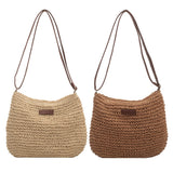 Weiyinxing Fashion Summer Straw Crossbody Bag Women Beach Holiday Shopping Woven Shoulder Handbag Messenger Purses korean bag