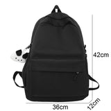 Weiyinxing Women Fashion Laptop Green Waterproof College Backpack Girl Nylon Kawaii School Bag Female Travel Book Bag Lady Teen Trendy