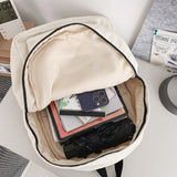 Weiyinxing Girl Corduroy Design College Backpack Cool Women Men Striped Fashion Teenage Book Bag Ladies Travel Female Laptop School Bag