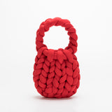 weiyinxing Thick Rope Woven Women Handbags Designer Crochet Small Tote Bag Luxury Knitted Hand Bags Trend Small Female Purses 2023