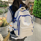 weiyinxing Large Female Cute College Backpack Girl Travel Book Backpack Nylon Fashion Ladies Leisure Bag Women Laptop Men School Bags