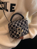 Weiyinxing luxury designer for women fashion crossbody bag summer casual canvas handbags 2023 new classic vintage shoulder shopping