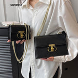 Weiyinxing New Luxury Designer Chain Shoulder Bags Summer Classic Fashion Crossbody Solid Color High Quality Leather Women Handbags