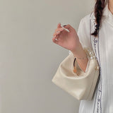 Weiyinxing Handle Women Small Clutch Handbags Fashion Chain Female Shoulder Messenger Bag Solid Color Ladies Hobos Tote Purse Bag
