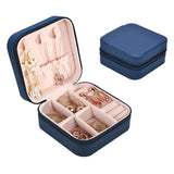 Weiyinxing Organizer Display Travel Jewelry Boxes Case Portable Locket Necklace Jewelry Box Leather Storage Earring Ring Holder