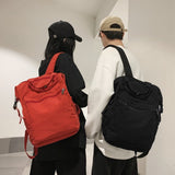 weiyinxing Ladies Canvas School Backpack Trendy Cool Boy Girl Travel Student Bag Male Female College Backpack Men Women Laptop Bag