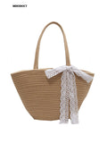 Weiyinxing Large Capacity Luxury Designer Tote Bags For Women Summer Casual Fashion Shoulder 2023 Woven Shopping Handbags High Quality